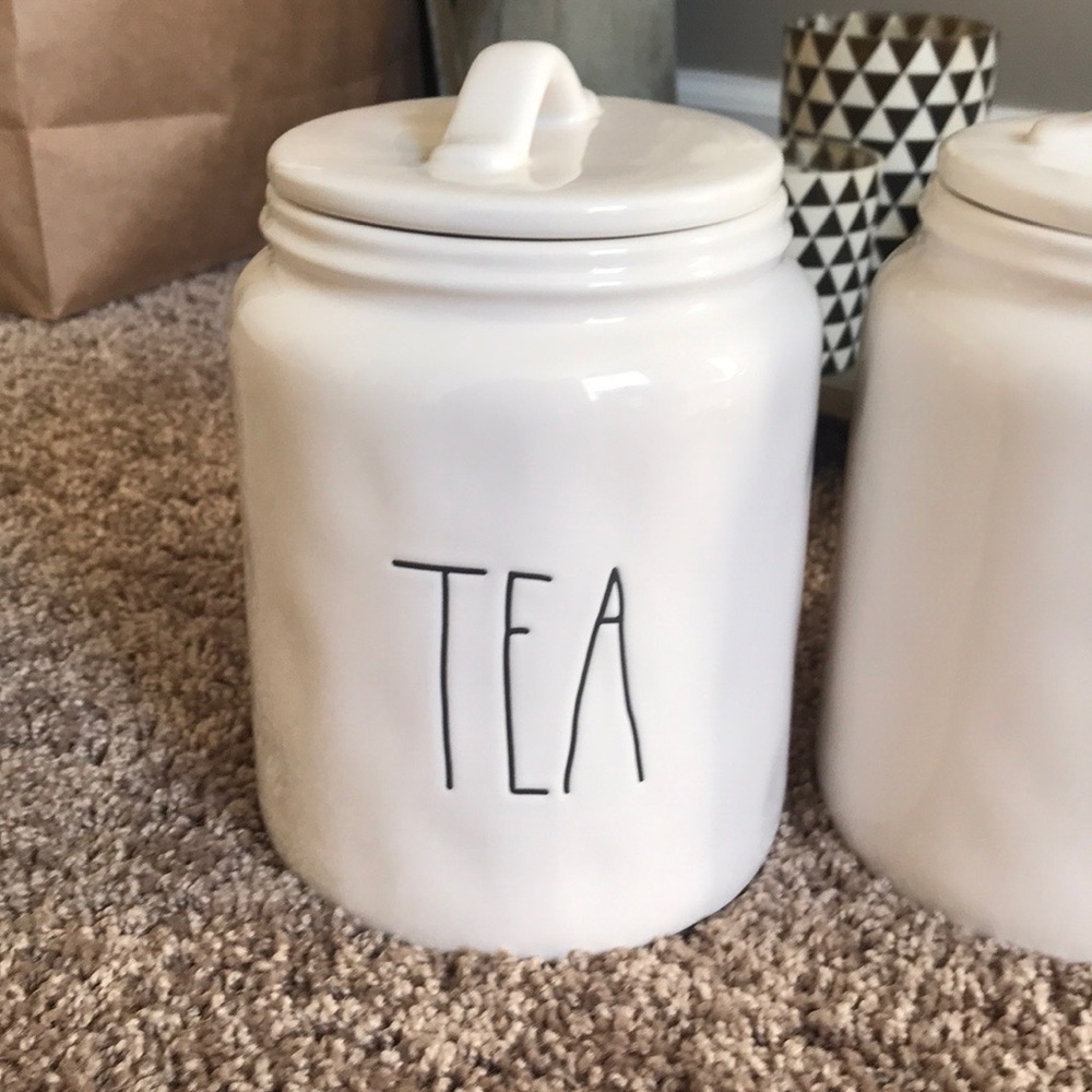Rae Dunn Tea canister reserved for Kaitlyn Brown